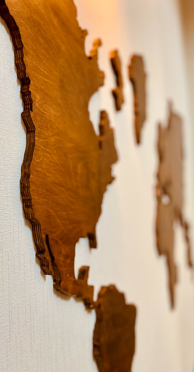 Die Kunst der Holzweltkarten: Wie man einen einzigartigen Ort